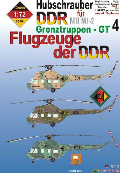 Flugzeuge der DDR: Mil Mi2 DDR Grenztruppen  CON887294