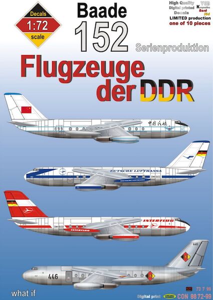 Flugzeuge der DDR: Baade 152 - Whats if  CON887299