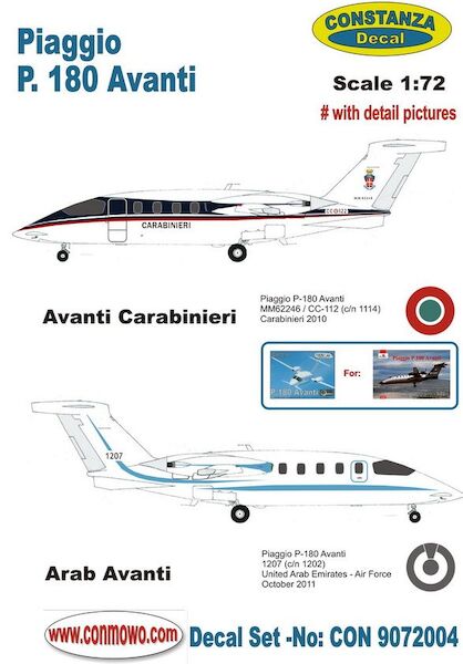 Piaggio P108 Avanti (Carabineri, UAE AF) (Revised)  CON9072004