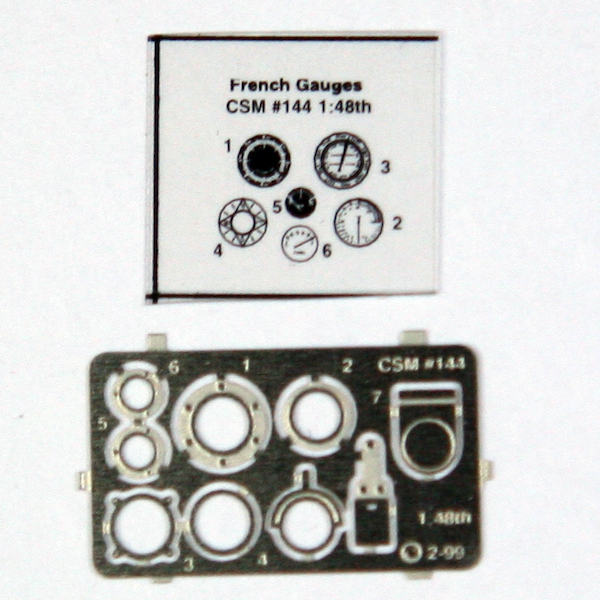 French / Russian Instrument / gauge set CSM A32-136