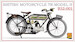 German Motorcycle Wanderer 4HP 2cylinder 1916 Model CSM B32-002