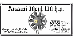 Anzani 10 cylinder 110hp  CSM E32-014
