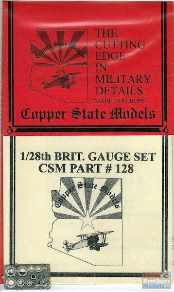 Detailset British gauges  CSM U28-128