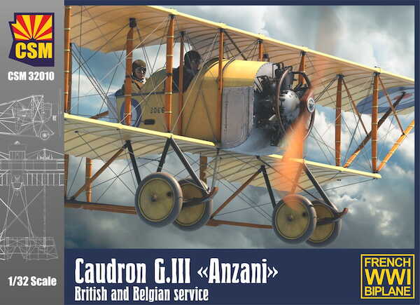 Caudron GIII "Anzani" (British and Belgian Service) CSM32010