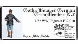 WW1 German Gotha Bomber Crew Member 2  F32-010