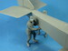 WW1 RFC Air Mechanics lifting tail  F32-023