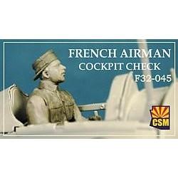 French Airman Cockpit Check F32-045