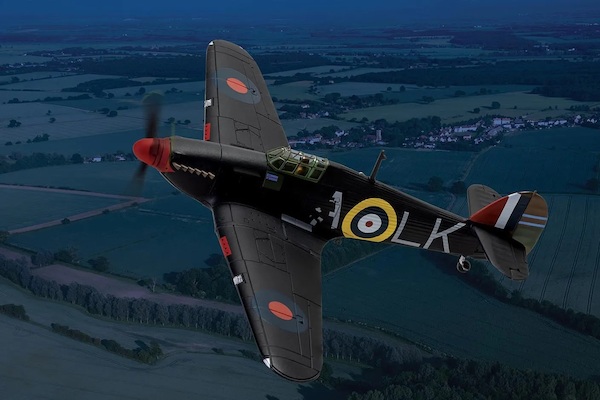 Hawker Hurricane Mk1 P2798 LK-A Sqn Ldr. Ian Richard Widge Gleed RAF NO.87 Squadron A27608