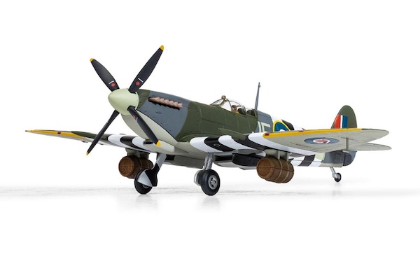 Spitfire Nk,IX Mk329/JE-J(JR) W/Cdr.J.E.Johnson, No.144 Wing Royal Canadian Air Force Beer Truck June 1944 AA29101