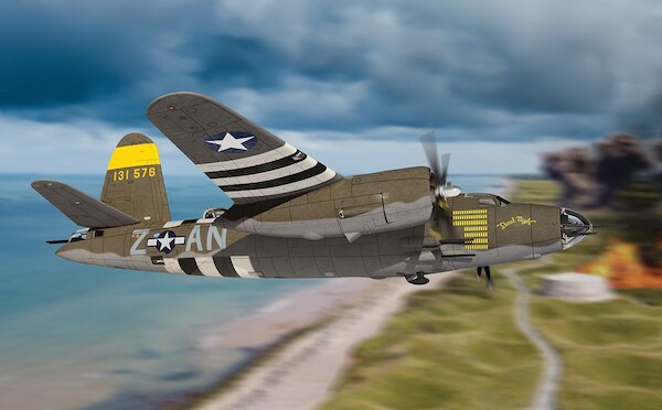 Martin B-26B Marauder USAAF 41-31576 'Dinah Might', Mjr David Dewhurst, 553RD BS/386TH BG, June 6 1944  AA29501