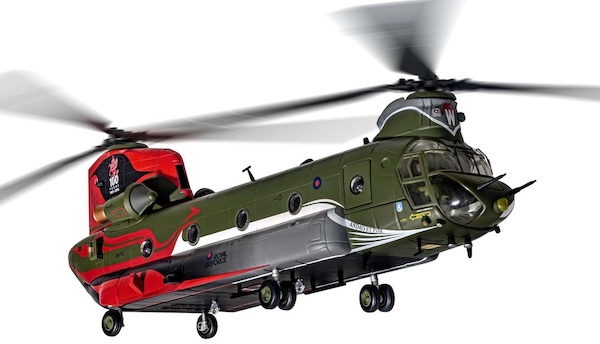 Chinook HC4 ZA712, RAF No.18 (B) Squadron, 100 Years AA34215