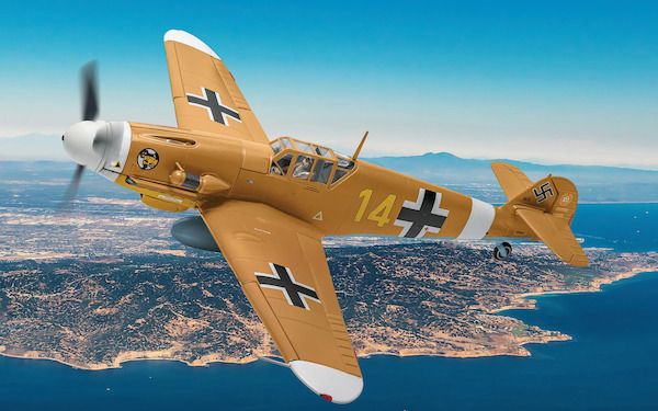 Messerschmitt Bf109F-4 (Trop) 'Yellow 14' - Hans Joachim Marseille Luftwaffe AA34910