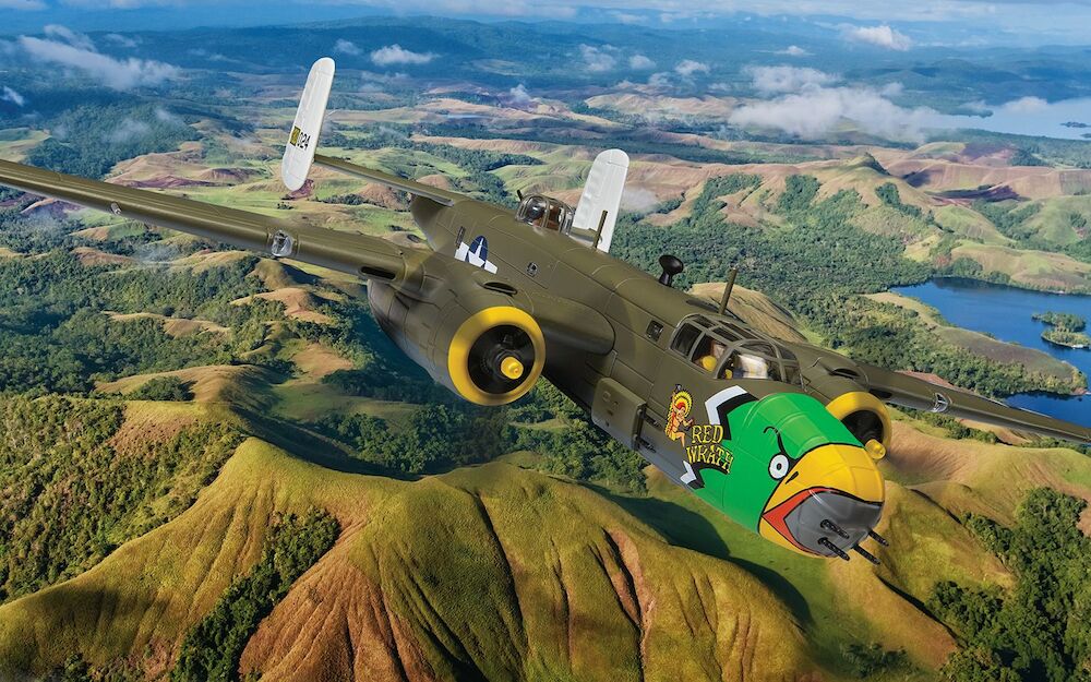 Corgi AA35315 B25J Mitchell USAAF Red Wrath 41-30024, 345th