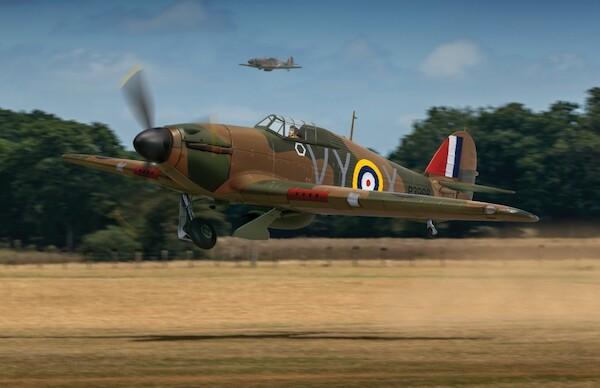 Hawker Hurricane MkI - P3966 - Pilot Officer J.A. 'PADDY' HEMMINGWAY  AA35510