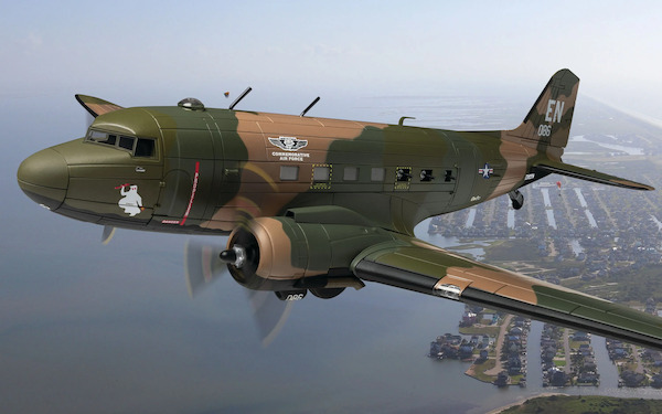 Douglas C47A Skytrain USAF, Gunship Spooky 086 Commemorative Air Force AA38212B