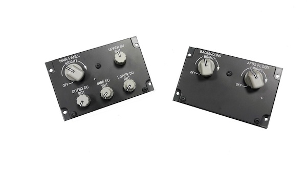 B737 ICS MIP panels (captain lower subpanels) MIP737ICS-CP-LO