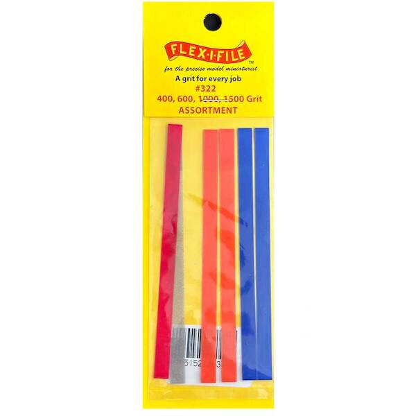 Extra fine Grit Flex-I-File Refill Assortment #322
