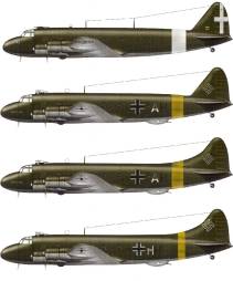 Piaggio P108T III serie with Luftwaffe Decals (REISSUE) CM7217