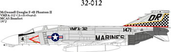 F4B Phantom (VMFA312)  CAM32-012