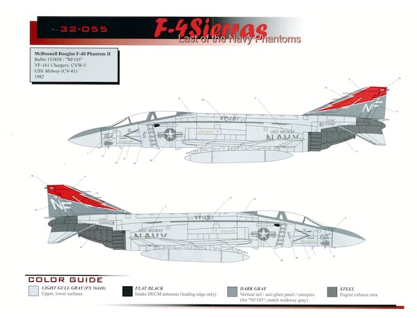 F4Sierras, Last of the Navy Phantom (VF161 Chargers)  CAM32-055