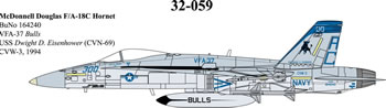 F18 Hornets Nest (VFA37 "Bulls", VFA-87 "Golden Warriors")  CAM32-059