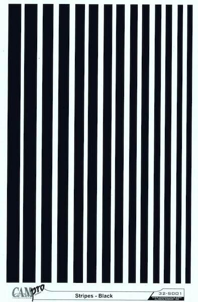 Stripes Black  CAM32-S001