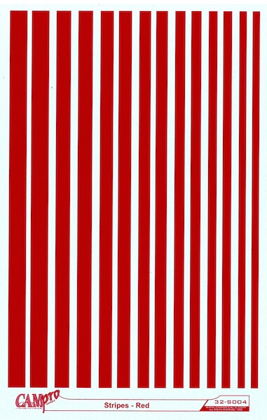 Stripes Red (2 sheets)  CAM32-S004
