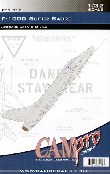 F100D Super Sabre Stencils  CAMP32-012