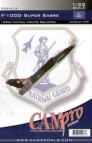 North American F100D Super Sabre (122TFS, Louisiana ANG) CAMP32-013