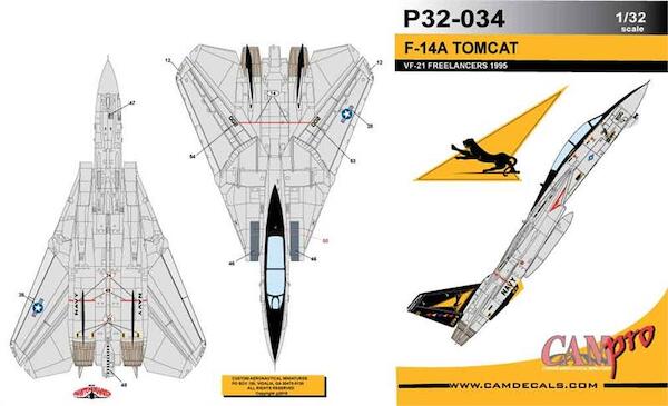 F14A Tomcat (VF21 Freelancers (1995))  CAMP32-034