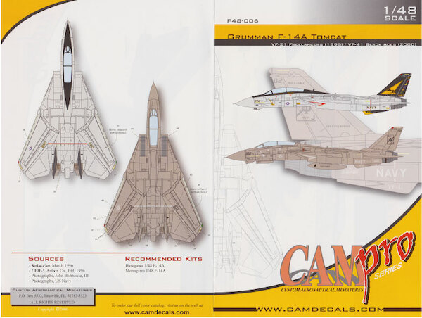 Grumman F14A Tomcat (VF21 Freelancers)  CAMP48-006