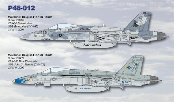 McDonnell Douglas F/A18C Hornet (VFA-86 Sidewinders)  CAMP48-012