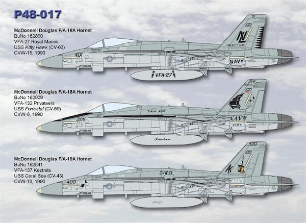 McDonnell Douglas F/A18A Hornet (VFA-27 Royal Maces)  CAMP48-017