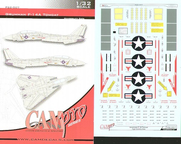 F14A Tomcat Stencils  MILSPEC32-004