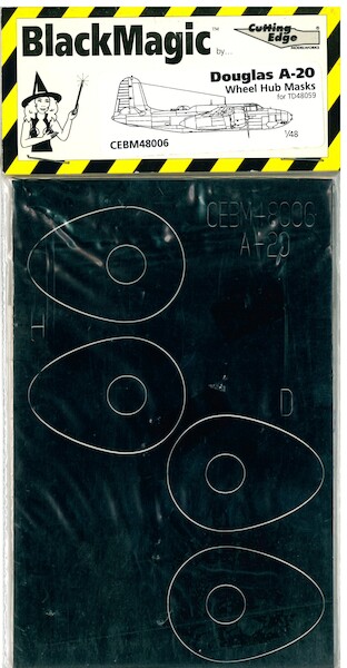 Douglas A20 Boston/Havoc Wheel Hub Masks (TD48059)  CEBM48006