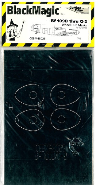 Messerschmitt BF109B Tru G Wheel Hub Masks (TD48003) CEBM48025