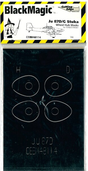 Junkers Ju87D/G Stuka Wheel Hub Masks (TD48057) CEBM48114