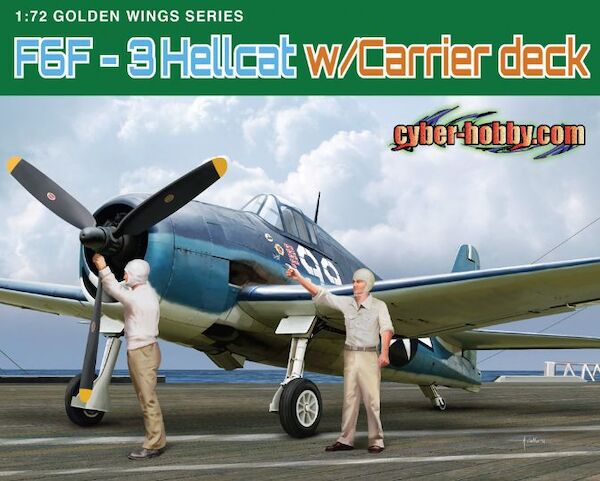 Grumman F6F-3 Hellcat with carrier deck  5117