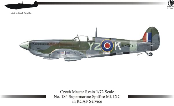 Supermarine Spitfire MK IXC in RCAF service 184