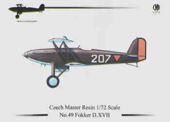 Fokker D17 (LVA Decals) (LAST STOCK)  49