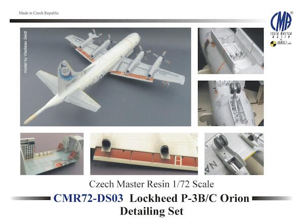 Lockheed P3B/C Orion Detailing set (Hasegawa) CMR72-DS03