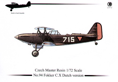Fokker CX (Kestrel) (Small restock exclusively for Aviation Megastore) cmr5094