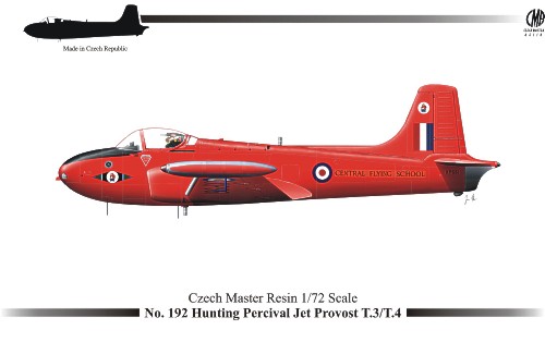 Hunting Percival Jet Provost T.3/T.4 cmr72-192