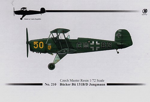 Bucker Bu131A/D Jungmann (Luftwaffe, Dutch NILF, Swiss AF and Regia Aeronautica)  CMR72-210