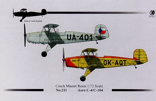 Avia C4/C104 Jungmann (Czech Air Force)  CMR72-211