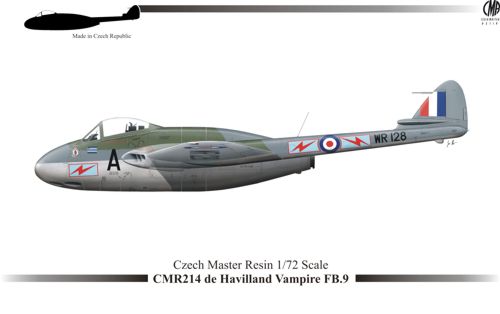 De Havilland Vampire FB9 (RAF, RNZAF) CMR72-214