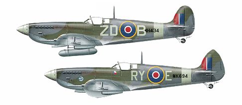 Supermarine Spitfire MKIXc "Czechoslovakians in RAF" CMR72-227