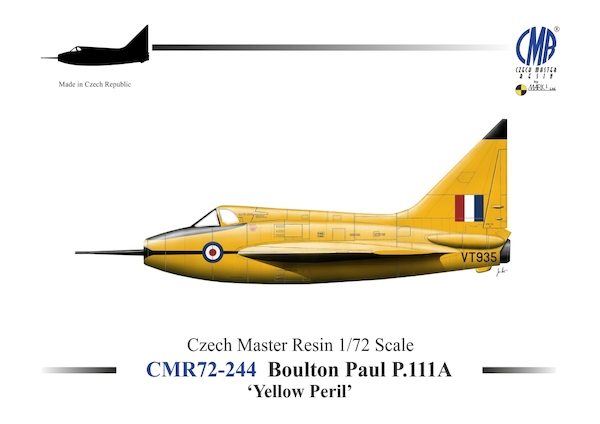 Boulton Paul P.111A 'Yellow Peril'  CMR72-244
