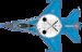 F16 FA49 Blue Falcon (45Years 349sq)  D4808