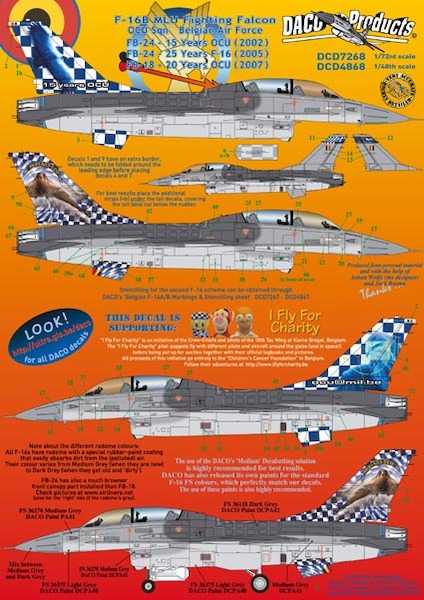 F-16B MLU Fighting Falcon (OCU Belgian AF Anniversaries) D4868